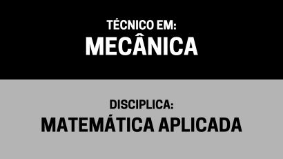 Matemática Aplicada